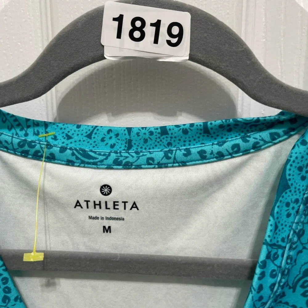 Athleta Asymmetrical Teal Dress - Picture 8 of 13
